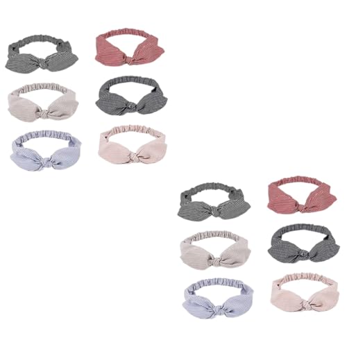 DOITOOL 12 Stk Hasenohren Stirnband Make-up-zubehör Elastische Haargummis Badezubehör Handtuch Stirnband Bandanas Für Frauen Haarbänder Haare Hoch Fräulein Europäisch Und Amerikanisch von DOITOOL