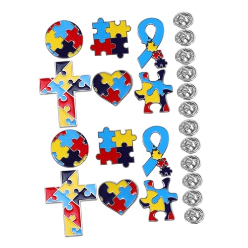 DOITOOL 12 Stück Multicolor -puzzle -liebesbrosche Stifte Abzeichen Passende Brosche Dekorative Brosche Pin -abzeichen Pins Für Rucksäcke Pin-abzeichen Kragennadel Brosche Legierung DOITOOL 12 Stück Multicolor -puzzle -liebesbrosche Stifte Abzeichen Passende Brosche Dekorative Brosche Pin -abzeichen Pins Für Rucksäcke Pin-abzeichen Kragennadel Brosche Legierung von DOITOOL