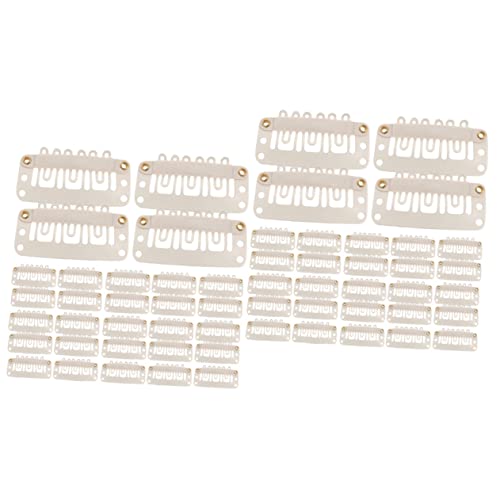 DOITOOL 120 Stk perücke zubehör bb clip Zöpfe Clips für Haarverlängerungen für Frauen Haarklammer damen perücke Haarspangen schnappen Friseurwerkzeug Baskenmützen Sicherungsclip Hut Knopf von DOITOOL