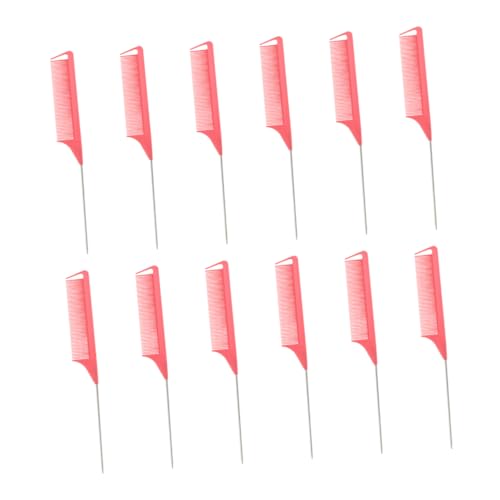 DOITOOL 12St Friseur Kamm Friseur Haarkämme Haarkamm Lotus Teelichthalter Haarschmuck Frisierkamm Pflückkamm Spießenkamm Friseurkamm Haarfärbemittel spitzer Schwanzkamm einstellen Rosa DOITOOL 12St Friseur Kamm Friseur Haarkämme Haarkamm Lotus Teelichthalter Haarschmuck Frisierkamm Pflückkamm Spießenkamm Friseurkamm Haarfärbemittel spitzer Schwanzkamm einstellen Rosa von DOITOOL