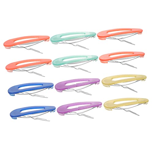 DOITOOL 12st Hohle Fluoreszierende Haarspange Prinzessin Haarspange Clip Für Haarspangen Baby Haarspangen Haarbüschel Snap-zinken-clips Süss Kind Kunststoff Kopfbedeckung von DOITOOL