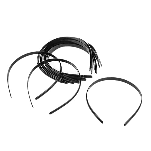 DOITOOL 12St haarband hair-band haar gummi hairwrap hair jewellery haar zubehör hair band haarschmucken haaraccessoires haar bänder hairbands zahnlos Stirnband Kopfbedeckung Fräulein von DOITOOL