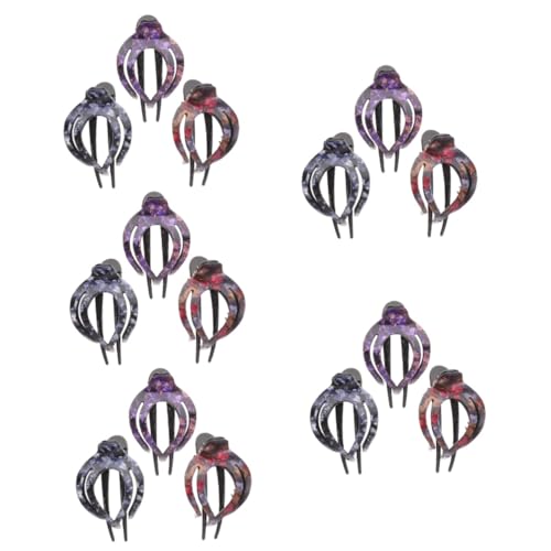 DOITOOL 15 Stk Entenschnabelclip Dreizahnclip haarklammer set haarspangen set Haarspange hinten Haarspangen für kurzes Haar Tiara Haar Klammern Frauen Haarspange Backenklammern für Haare von DOITOOL