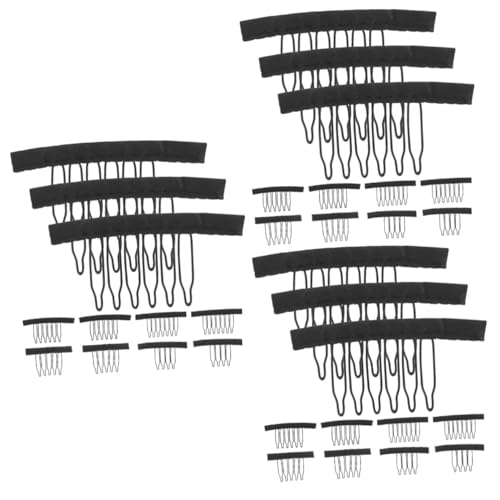 DOITOOL 150 Stk Haarkamm Aus Mesh Perücke Zubehör Clips Brauthaarkamm Seite Verriegelungswerkzeug Für Loks Haarnetzkamm Haarwerkzeug Perücken-clips Bastelbedarf Aluminiumlegierung Tragbar von DOITOOL