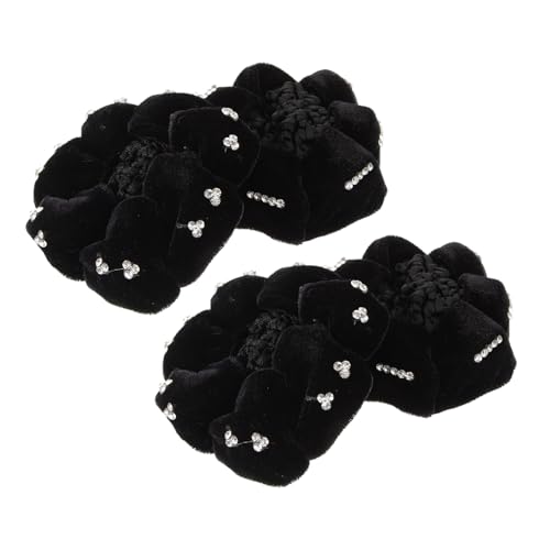DOITOOL Haardutt Haarnetz 16 Stk Haarnetzbeutel Haarnetze Frauen Haarnetz Krankenschwester Haarknoten Netz Haar Haarklammer Ballett Haarknoten Netz Brötchen Netz Diamant Kopfbedeckung Stirnband von DOITOOL