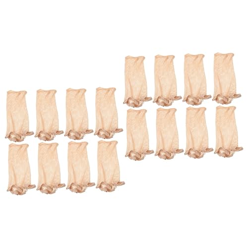 DOITOOL 16 Stk Perücke Kopfbedeckung Haarnetz Perückenkappe Mesh Schwarze Perücken Mesh Perücke Kappe Netz Haarnetz Für Männer Hut Polyester Gittergewebe Fräulein Strümpfe von DOITOOL