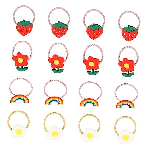 DOITOOL 16er-pack Haargummis 8 Paar Entzückende Kopfbedeckungen Mit Fruchtmotiv Leichte Haarseile Für Mädchen Vielseitig Für Partys Und Den Alltagslook von DOITOOL