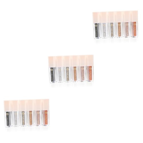 DOITOOL 18 Stk Lidschatten-set Kosmetik-tools Tränenstock Zubehör Für Augen-make-up Glitzernder Flüssiger Eyeliner Glitzer-augen-make-up Fräulein Textmarker Flüssiger Lidschatten Bunt von DOITOOL