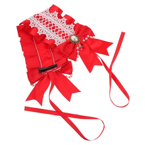 DOITOOL Stirnband Aus Spitze mit Schleife Haarnadel Elegante Kopfbedeckung Haarschmuck Party- und Tanzaccessoire von DOITOOL