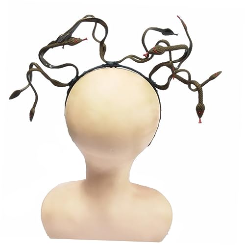 DOITOOL 1Stk Halloween-Stirnband medusa tiara medusa cosplay medusa stirnbänder Schlangenkostüm für Kinder medusa haarschmuck mythologie schmuck bilden Antikes Griechenland PVC-Weichkleber von DOITOOL