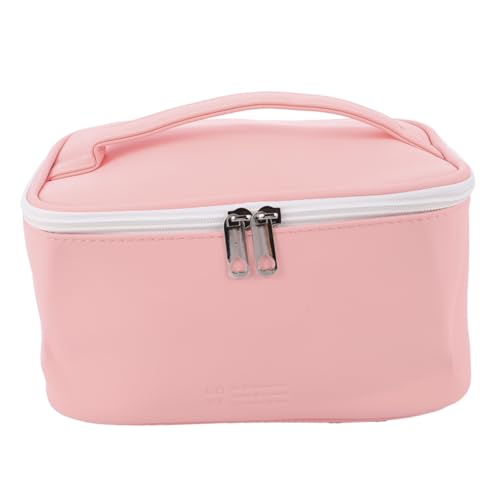 DOITOOL 1stk Handkosmetiktasche Reise-kosmetiktaschen Für Frauen Damen Kulturbeutel wasserdichte Tasche Schminktäschchen Für Damen Reise-Make-up-Organizer-Tasche Kaufhaus Reisen Pu Rosa von DOITOOL