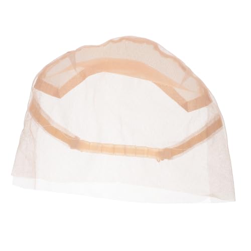 DOITOOL 1Stk Lace Front Mesh Cap für verstellbare Perücken Cosplay Perückenkappen beige Hut Motorhaube für Männer Mützen für Männer Perücke Mesh-Hut Spitzenperückenkappe Weben Mesh-Kappe von DOITOOL