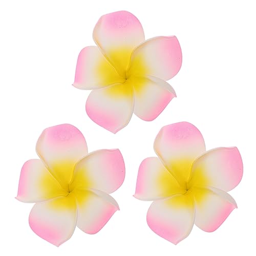 DOITOOL 1Stk hawaiianische Haarblume Hochzeit Haarspange Haarklammer Haarnadel Tiara Brauteinsatzkamm Frangipani-Kopfschmuck Schuhe und Hüte Kopfbedeckung Dekorationen Haarschmuck Fräulein von DOITOOL