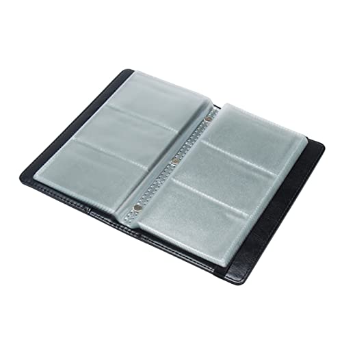 DOITOOL 1Stück Visitenkartenhalter aus PU mit Gummiband Große Kartenbox für Visitenkarten Tragbares Kartenetui für Büro und Geschäft Design von DOITOOL