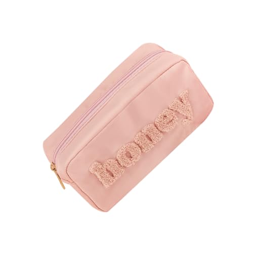 DOITOOL 1stk Alphabet-waschtasche Bleistift-Organizer Reisetasche Für Damen Mini-kulturbeutel Make-up-Tasche Zur Aufbewahrung Kleine Schminktasche Reisen Nylon Kosmetik Aufbewahrungstasche von DOITOOL