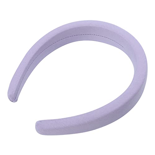 DOITOOL 1Stk dickes Schwamm-Stirnband haarschmuck Haare drücken Kopfbedeckung Damen Tuch (Polyester) Violett von DOITOOL