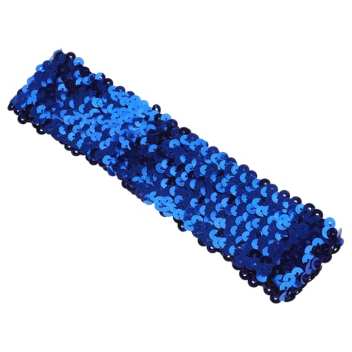 DOITOOL 1Stk Glitzerndes Sport-Stirnband elastisches Stirnband mit Pailletten Yoga-Pailletten-Stirnband Fitness elastisches Glitzer-Stirnband Blitz Schal Haarring Kopfbedeckung Mädchen von DOITOOL