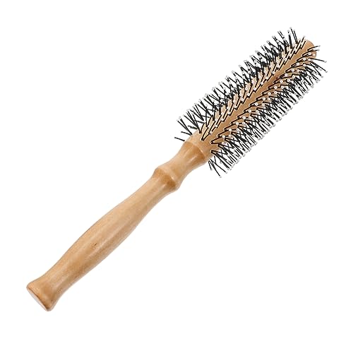 DOITOOL 1stk Frisierkämme Aus Holz Wildschweinborstenbürste Haarstyler-bürste Haarglätterbürste Föhnbürste Runde Kämme Für Frauen Runde Haarbürste Lockenkamm Fräulein Lotusbaum Tragbar von DOITOOL