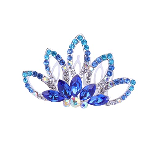 DOITOOL 1stk Neckholderkämme Für Damen Abschlussball-tiara Stirnband Kinder Brauthaarzubehör Haarklammern Für Frauen Tiara- Diamant-kopfschmuck Fräulein Koreanische Version Kamm von DOITOOL