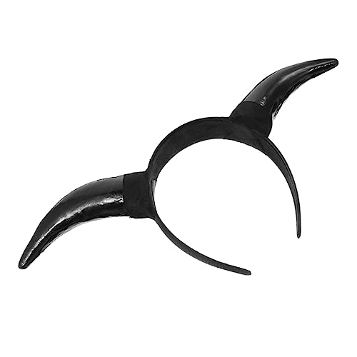 DOITOOL 1stk Stirnband Aus Horn Halloween-horn-stirnband Halloween-plüsch-stirnband Mädchen Stirnband Kopfbedeckung Aus Horn Kleid Für Mädchen Requisiten Plastik Cosplay von DOITOOL