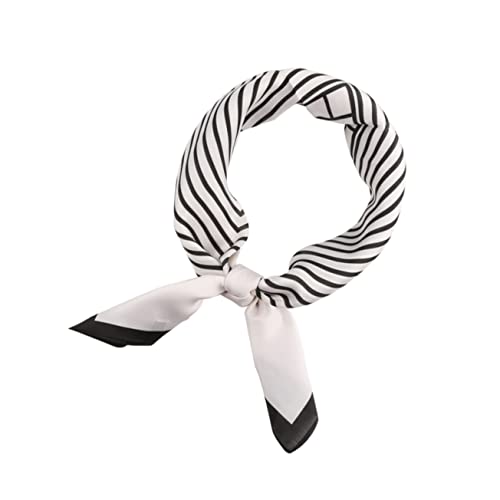 DOITOOL 1Stk Stirnband Seidenhandtaschenschal Frauen Satin Make-up Kopfband Band Schal Kreuzkopfwickel Mädchen Haarschmuck Haarnadel Kopfbedeckung Fräulein Seidentuch Weiß von DOITOOL