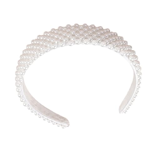 DOITOOL 1stk Stirnband Modische Stirnbänder Für Damen Haarschmuck Für Mädchen Damen Stirnbänder Haarschmuck Für Frauen Haarbänder Kurzes Haar Schmücken Weiß Fräulein Perle von DOITOOL