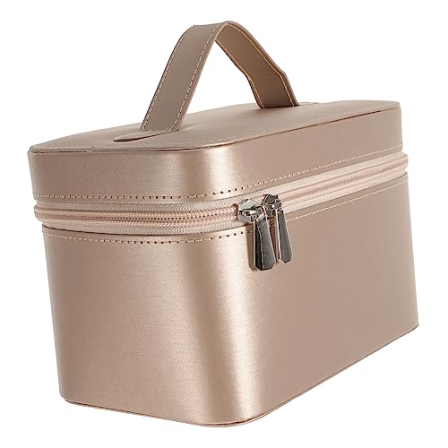 DOITOOL 1stk Tragbare Kosmetiktasche Reise-kulturbeutel Kosmetische Reisetasche Tote Bag Organizer Tote-Organizer Kosmetikkoffer Für Unterwegs Leder Kosmetikbox Reisen Multifunktion Pu von DOITOOL