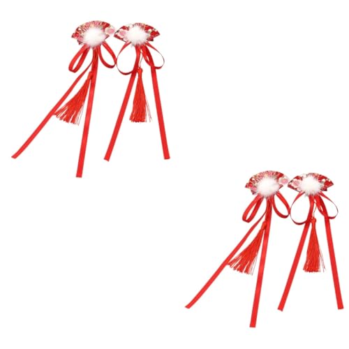 DOITOOL 2 Paar Haarnadel für Kinder Zubehör für Haarspangen Schleife Haarnadeln Kinderhaarspangen für Mädchen Haarklammer kreative Haarspangen Haarschmuck für junge Mädchen Tang-Anzug Frau von DOITOOL