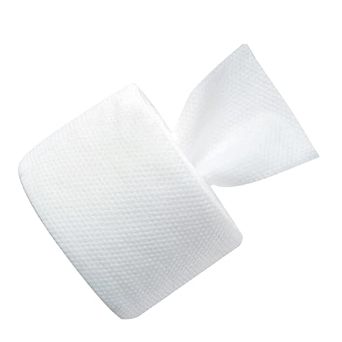 DOITOOL 2 Rollen Einweghandtücher Kosmetische Wattepads Vlies-dressing-pads Make-up Wattepads Nicht Klebende Wunde Einweg-waschlappen Haartücher Verdicken Handtuch Weiß von DOITOOL