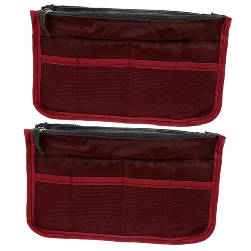 DOITOOL 2 STK Handtaschenfutter Schminktaschen für Damen klein Kulturbeutel für die Reise Make-up-Organizer-Tasche Seesäcke für unterwegs Outdoor-Reisetasche Mehrzweck-Tascheneinlage Mini von DOITOOL