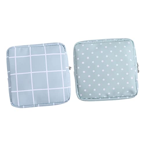 DOITOOL 2 STK Reise-Aufbewahrungstasche Reise-kulturbeutel Geldbörse Für Damenbinden Kleine Geldbörse Für Mädchen Reise-Make-up-Organizer-Tasche Sanitär Tante Handtuch Pads Fräulein von DOITOOL