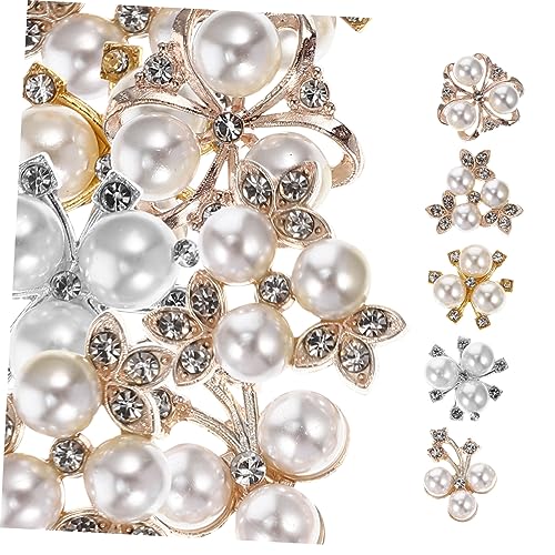 DOITOOL 2 Sätze Haarschmuck Perlenhaarnadeln Dekorative Haarspangen Für Strass Clips Für Hochzeiten Und Besondere Anlässe Haaraccessoires Für Frauen 50 Stück * 2 von DOITOOL