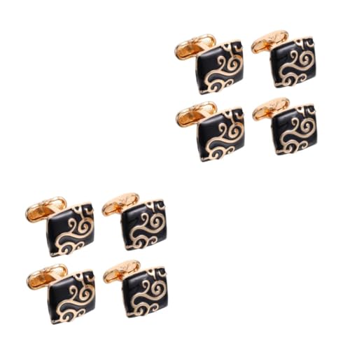 DOITOOL 2 Sätze Retro Manschettenknöpfe Zinklegierung Hemdknöpfe Für Anzüge Eleganter Stil Hochzeiten Geschäftskleidung Und Formelle Anlässe 2 Paare * 2 von DOITOOL