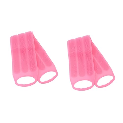 DOITOOL 2 Stk Badetuch aus Silikon Spa-Schrubber aus Silikon Handtuch zum Abreiben des Rückens Handtücher Badebürste Gürtel Bad-Massage-Wäscher sauber Körperbürste Luffa von DOITOOL