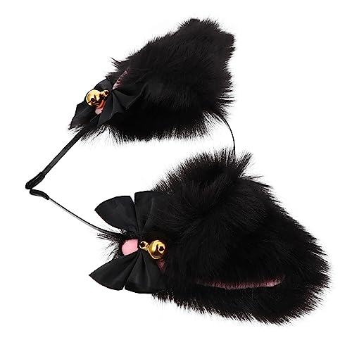 DOITOOL 2 Stück Einzigartiges Haarband in Katzenohrform Haarschmuck Glöckchen Und Schleifen Für Halloween DOITOOL 2 Stück Einzigartiges Haarband in Katzenohrform Haarschmuck Glöckchen Und Schleifen Für Halloween von DOITOOL