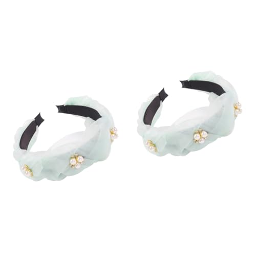 DOITOOL 2 Stk haarband hair-band haare zubehör حجاب haarbänder für damen haaraccessoires haustuch breiter Haarreif Stirnband Frauenhaare Haarreifen aus Strass binden Schal von DOITOOL