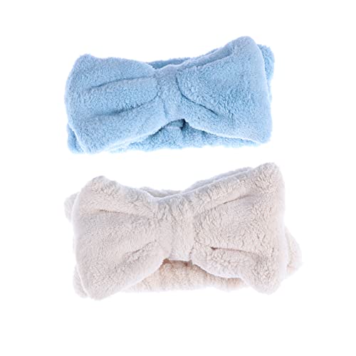 DOITOOL 2 Stk handtücher Modellieren Stirnband Vertrag Krawatte Fräulein Kosmetik von DOITOOL