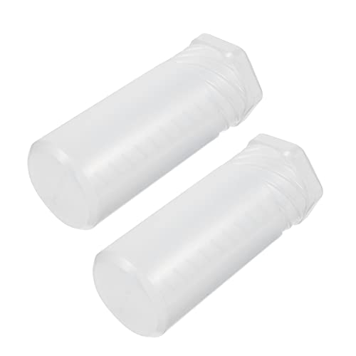 DOITOOL Rasierpinselbox Aus Kunststoff 2 Stück Transparentes Reiseetui Für Rasierpinsel Mit Deckel Für Zuhause Und Unterwegs Pinselschutzhülle Für Männer von DOITOOL