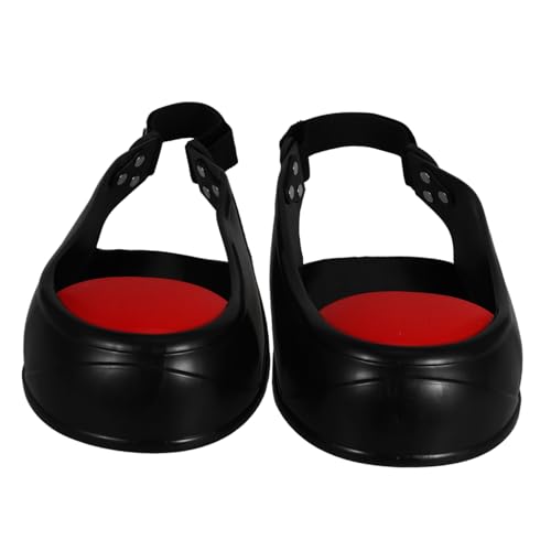 DOITOOL 2 Stück Schutzüberschuhe mit Stahlkappe rutschfeste Gummi Sohlen Verstellbare Passform Arbeitsschutz für Männer und Frauen für BAU und Industrie von DOITOOL