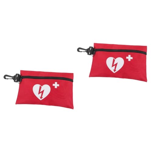 DOITOOL 2 Stück Tasche Tragbare Reiseapotheke für Camping Wandern Büro Leichte Medizin Organizer Tasche für Notfälle Zufällige Farbe Zufällige Farbe von DOITOOL