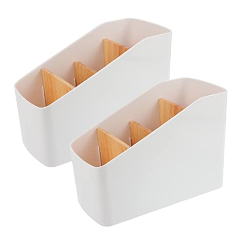 DOITOOL 2 Stücke Boxen Fernbedienungsgestell Schreibtisch für Büro fernbedienung veranstalter Schreibtisch-Organizer Desktop-Make-up-Organizer Lippenstift Aufbewahrungskiste Kosmetikbox von DOITOOL