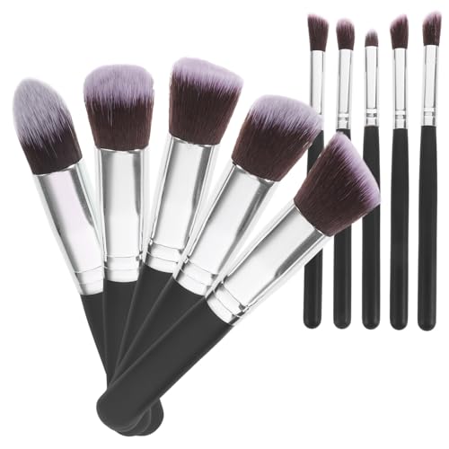 DOITOOL 20-teiliges Make-up-pinsel-set Inklusive Rougepinsel Eyeliner Weichem Kunsthaar Schwarz Silber Rot von DOITOOL