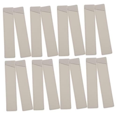 DOITOOL 20 Stück PU Leder Stifte-etuis Einzelner Stifteschutz für Büro Schule Schlanker Stiftehalter für Kugelschreiber Bleistifte Robuster Organizer für Schreibtisch Tasche von DOITOOL
