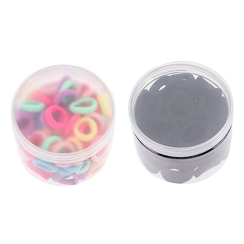 DOITOOL 200st Baby Haargummis Haarring Haargummis Für Kleine Mädchen Haar Gummibänder Kopfschmuck Für Mädchen Kopfbedeckungen Für Damen Kleinkind Nahtlos Polyester Kleines Stirnband von DOITOOL