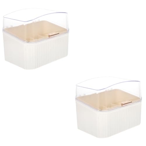 DOITOOL 2Er-Box kosmetische Aufbewahrungsbox Schubladen-Make-up-Organizer Make-up-Schaukästen Vorratsbehälter Aufbewahrungsorganisator Kosmetik-Organizer Lagerung Manager von DOITOOL