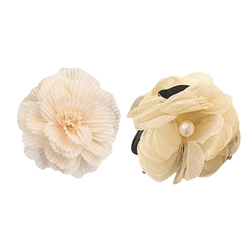 DOITOOL 2st Blumenclip Braut Haarspange Lolita-accessoires Blumenhaar Boho-hochzeitsdeko Waschlappen Für Kinder Retro-haarkralle Hochzeitshaar Jahrgang Damen Kratzen Harz von DOITOOL