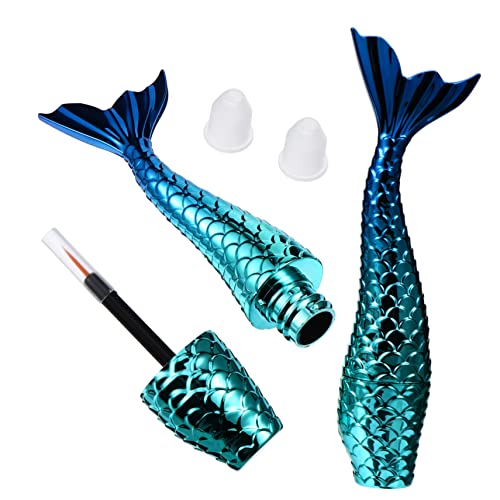 DOITOOL 2st Eyeliner-verpackung Kosmetiktuben Leer Eyeliner-fläschchen Flasche Mit Eyeliner-gel Lippenrohr Leere Lipglossflasche Eyeliner-tuben Polyester Stabrohr Wimper von DOITOOL