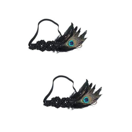 DOITOOL 2St Haargummis Haarband Tiara Hochzeits-Haarreifen Hochzeit Federschmuck Hochzeitskleid Stirnband schmücken Kopfbedeckung Braut Haarschmuck DOITOOL 2St Haargummis Haarband Tiara Hochzeits-Haarreifen Hochzeit Federschmuck Hochzeitskleid Stirnband schmücken Kopfbedeckung Braut Haarschmuck von DOITOOL
