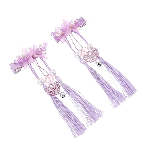 DOITOOL 2St Haarnadel Haarspangen Haarklammer chinesische Quaste Haarspange für Frauen Retro-Haarspange han kleidung kopfschmuck Hanfu Haarschmuck Zubehör Kopfbedeckung Damen schmücken von DOITOOL