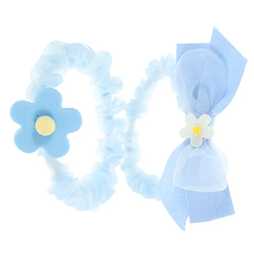 DOITOOL 2St Haarschmuck Frauen Haarband Haargummi aus Satin Haarbänder Haargummis für Kleinkinder Tiara Haarseil für Frauen elastische Pferdeschwanzhalter die Blumen Haarring Meerjungfrau von DOITOOL